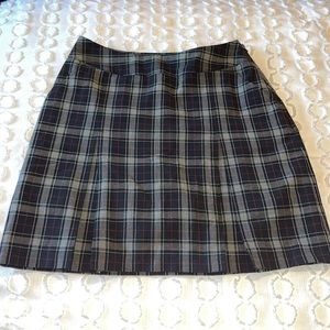 Plaid Skort with pockets